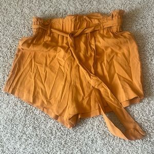charlotte russe burnt orange soft shorts